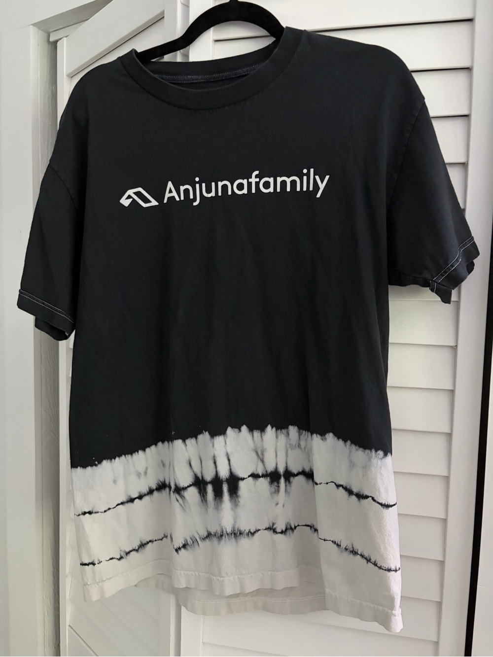 Anjuna Family x Electric Family Black & White Tie-Dye Tee